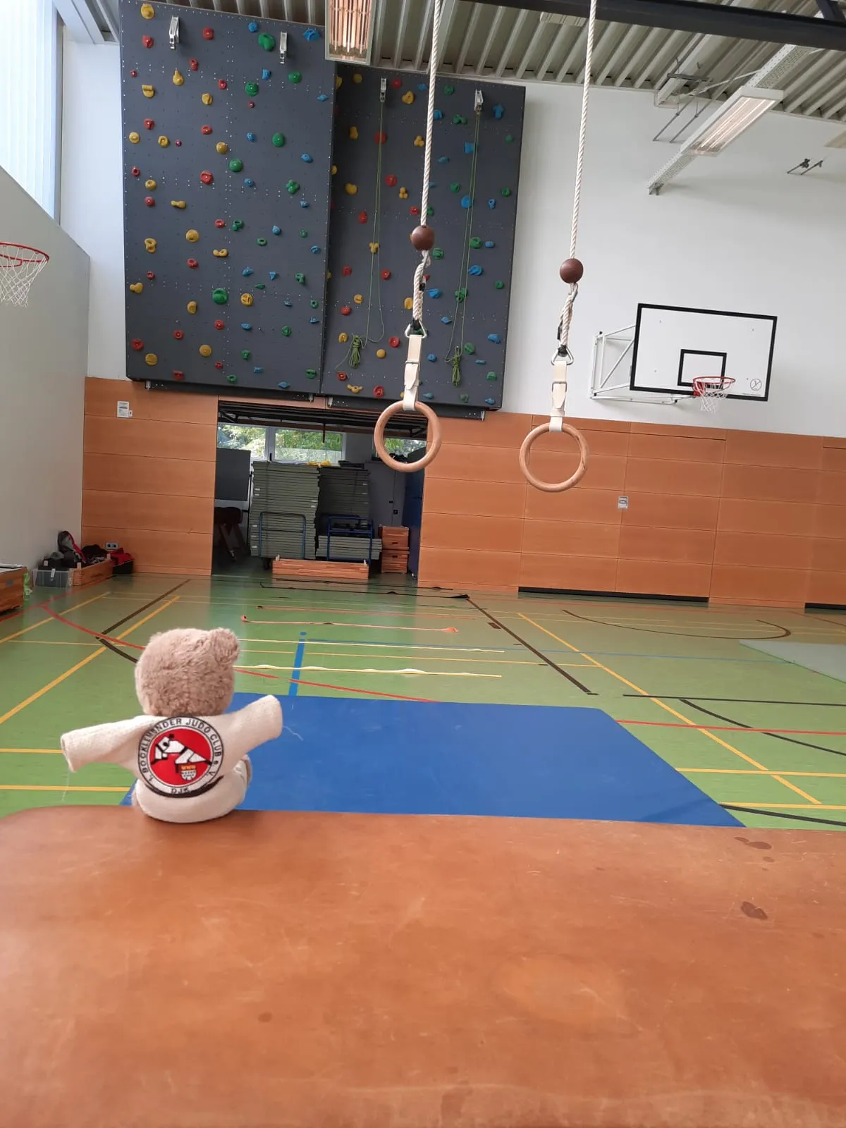 Unser Maskottchen durfte auch dabei sein